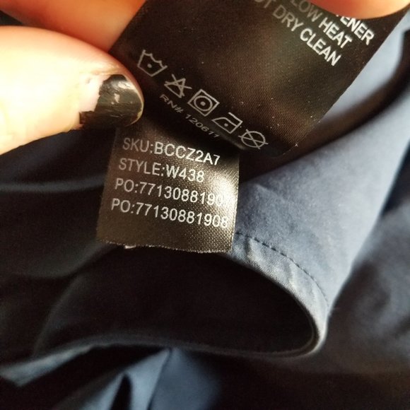 Women's Navy Jumpsuit - Picture 6 of 6